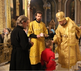 Епископ Леонтий совершил всенощное бдение