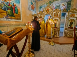 Престольный праздник крестильного храма при кафедральном соборе