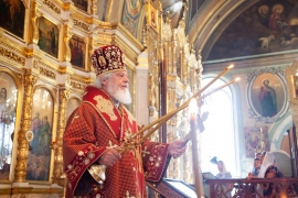 Пасхальное послание митрополита Самарского и Новокуйбышевского Сергия преосвященным архипастырям, боголюбивым пастырям, монашествующим и мирянам Самарской митрополии