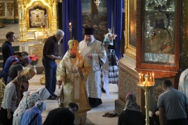 Владыка Леонтий совершил всенощное бдение