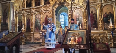 Архипастырское богослужение в праздник Введения во храм Пресвятой Богородицы